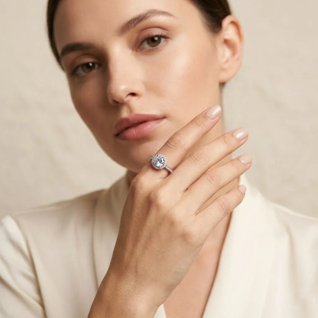 The Classic Halo Brilliance Ring - Image 2