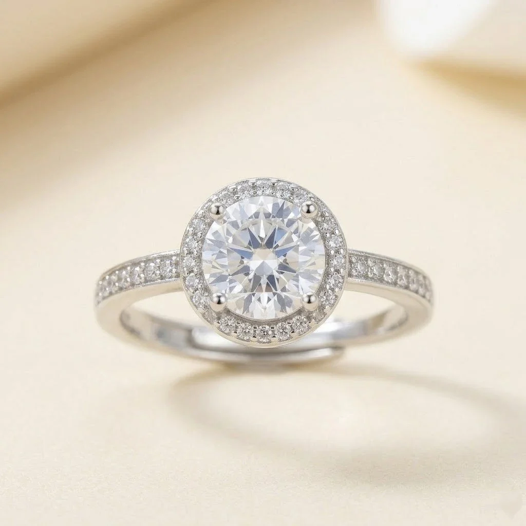 The Classic Halo Brilliance Ring - Image 4