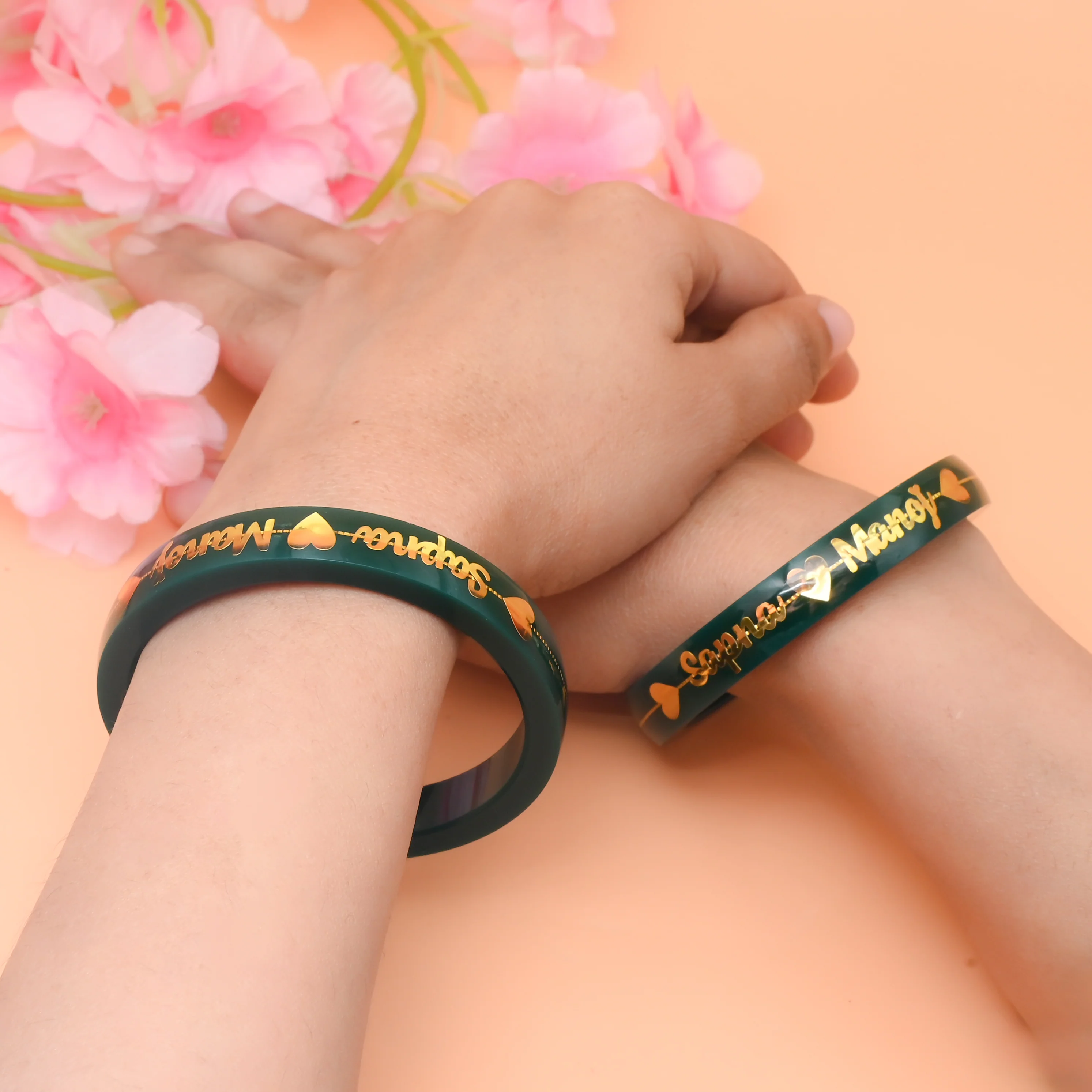 Timeless Elegance: Custom Gold Bangles with a Personal Touch for Women - Image 9