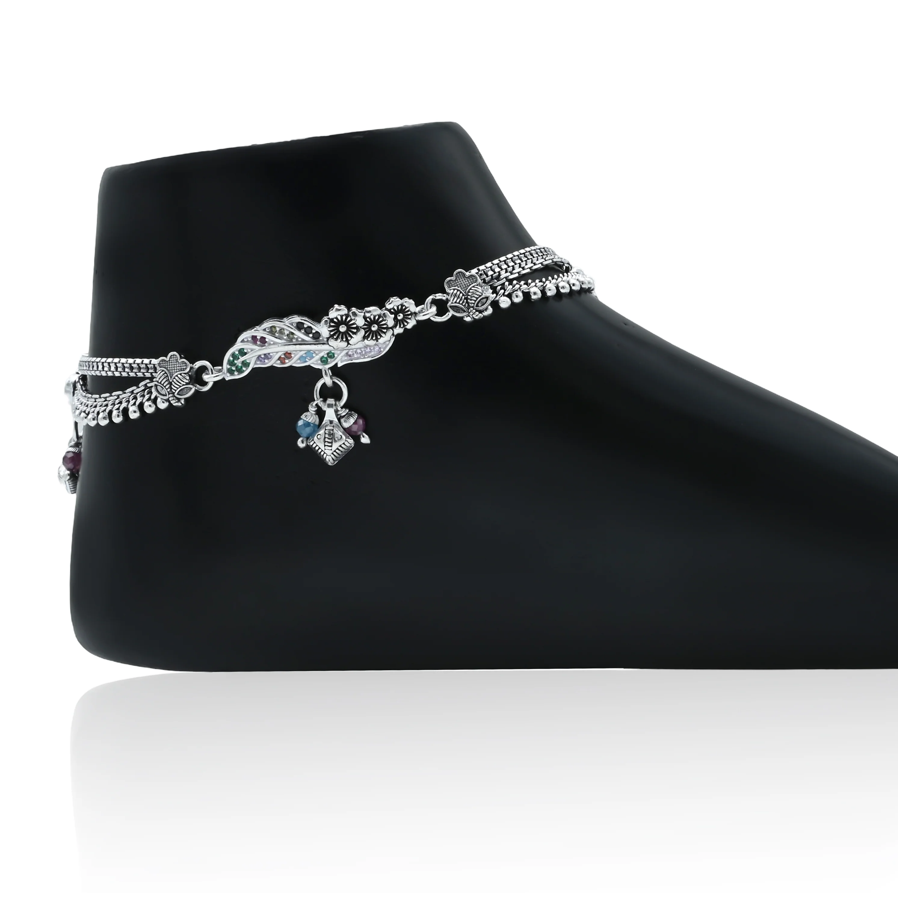 Traditional anklets with tinkling bells - Image 2