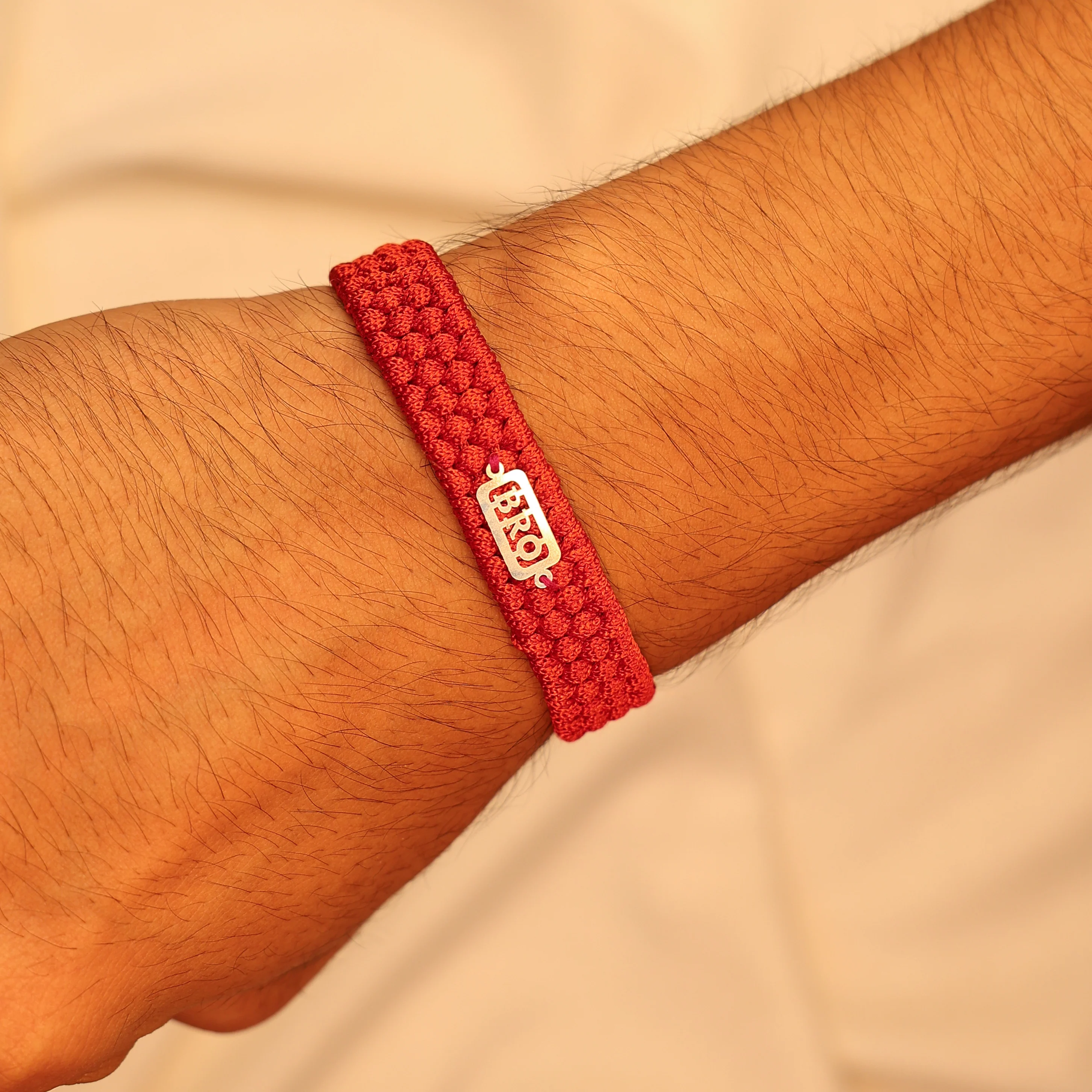 Trendy BRO Silver Rakhi Gift for Bhai - Image 7