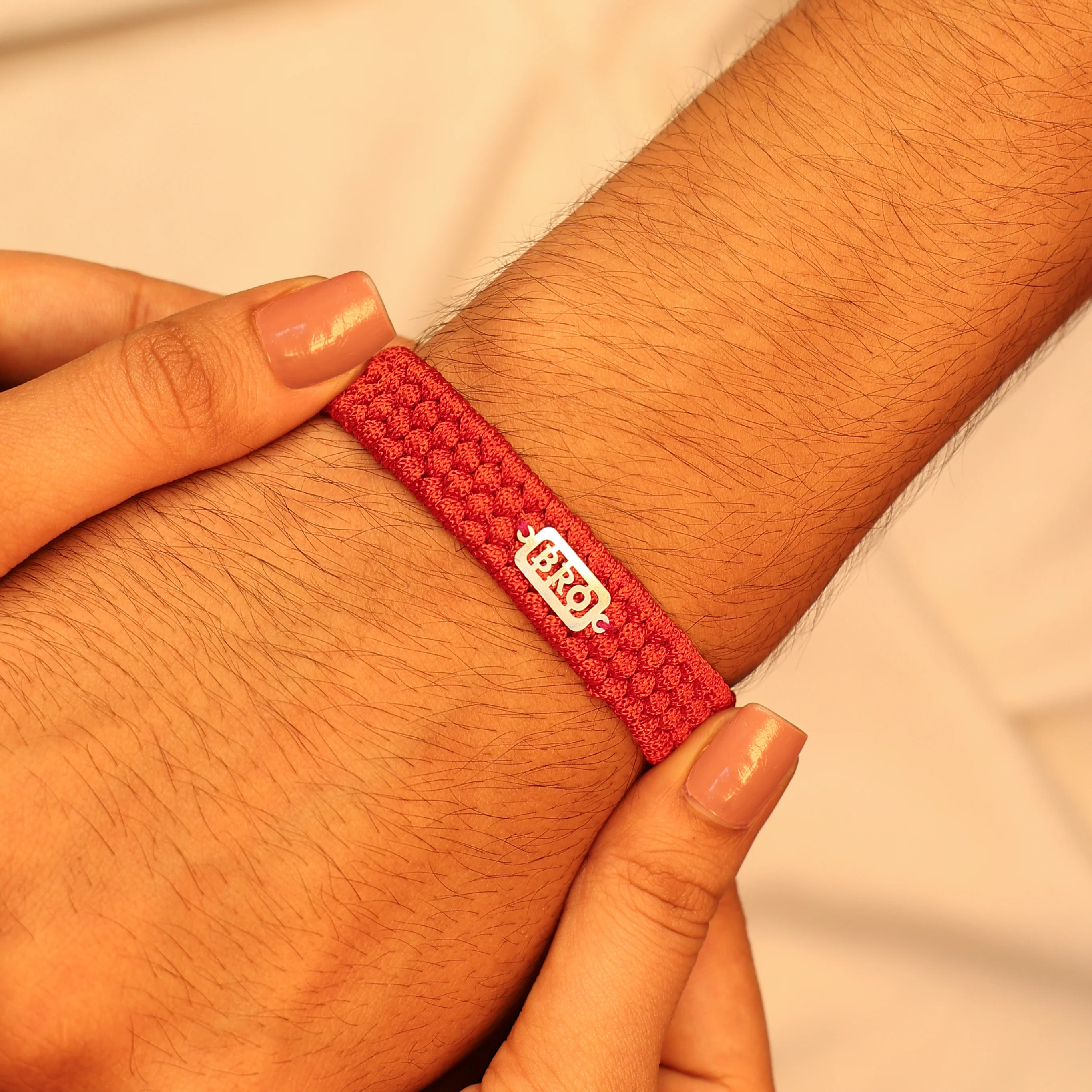 Trendy BRO Silver Rakhi Gift for Bhai - Image 8