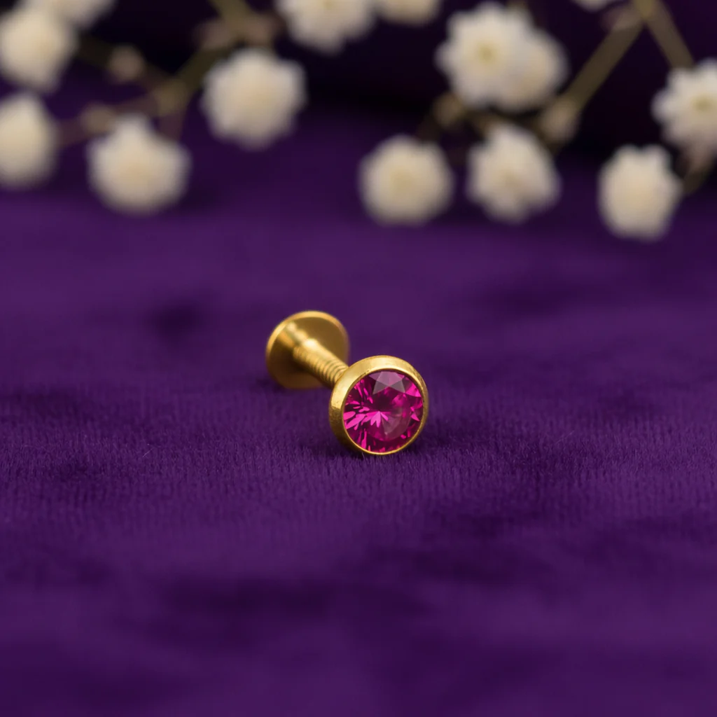 Trendy Silver Stud Nose Pins - Image 14
